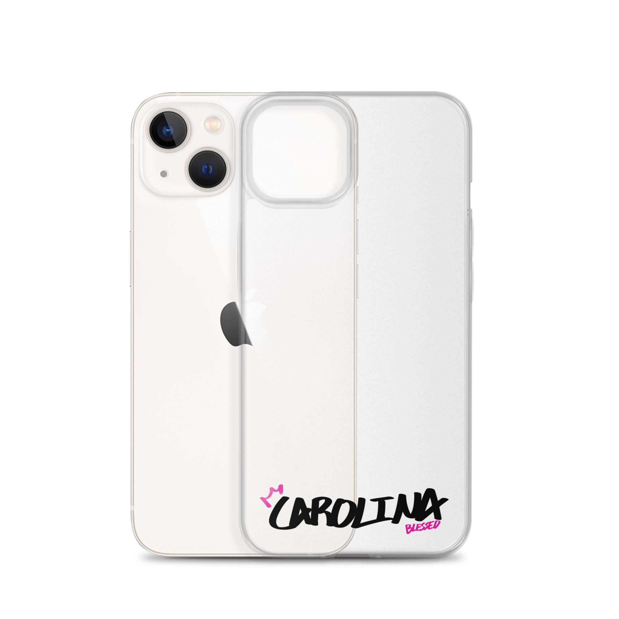 Clear iPhone Case - Carolina Blessed