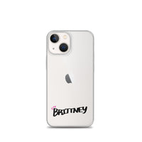 Clear iPhone Case - Brittney