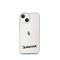 Clear iPhone Case - Jennifer