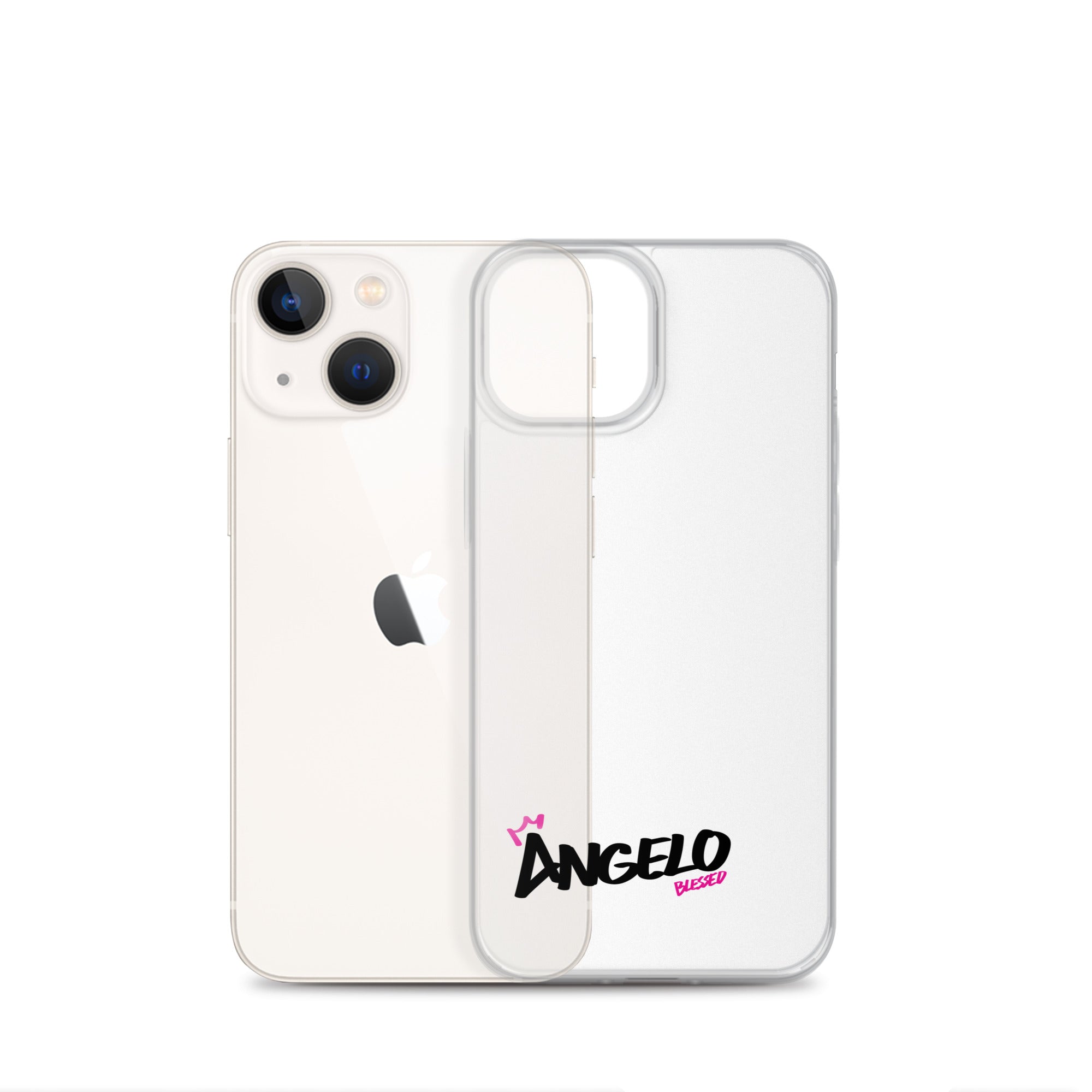 Clear iPhone Case - Angelo Blessed