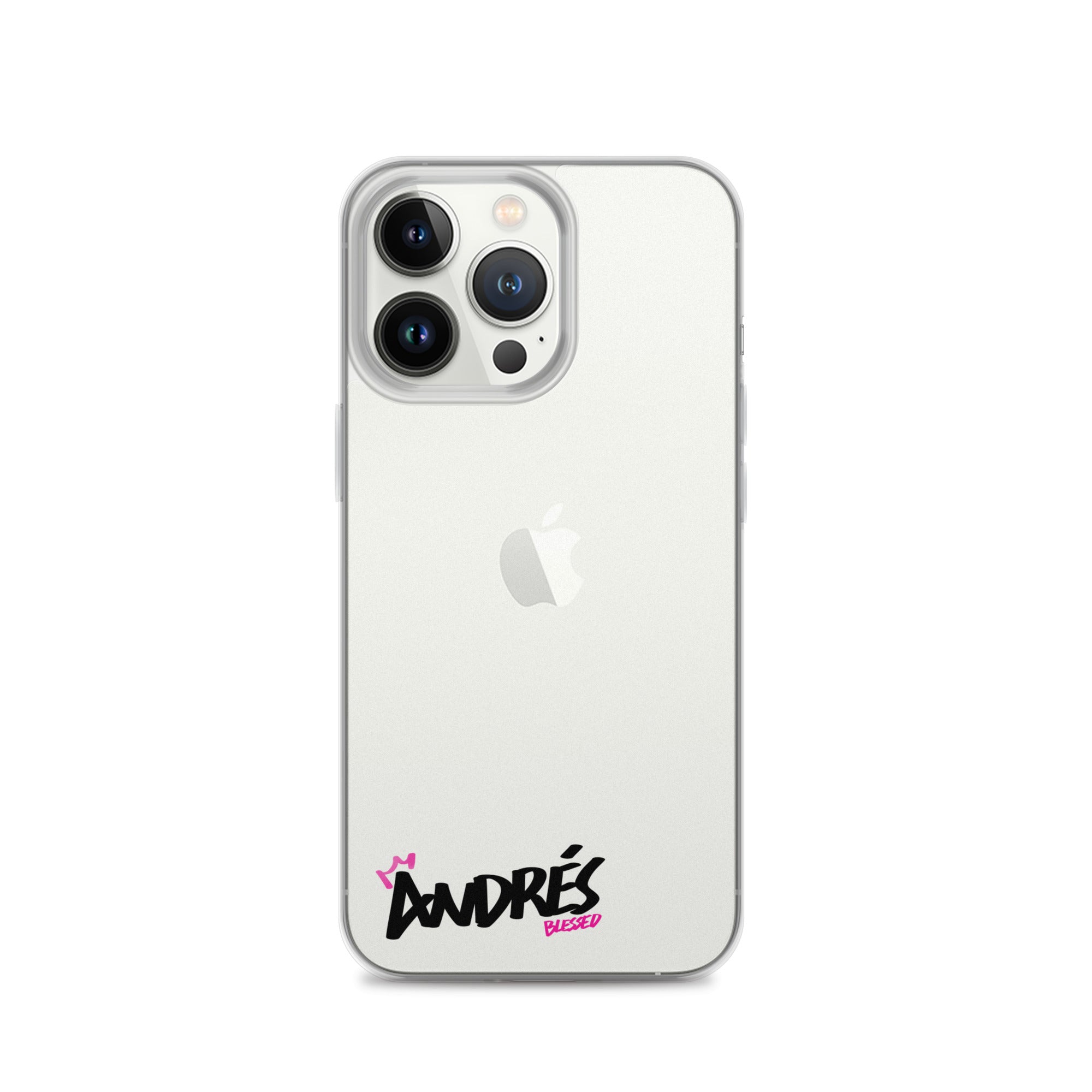 Clear iPhone Case - Andres Blessed