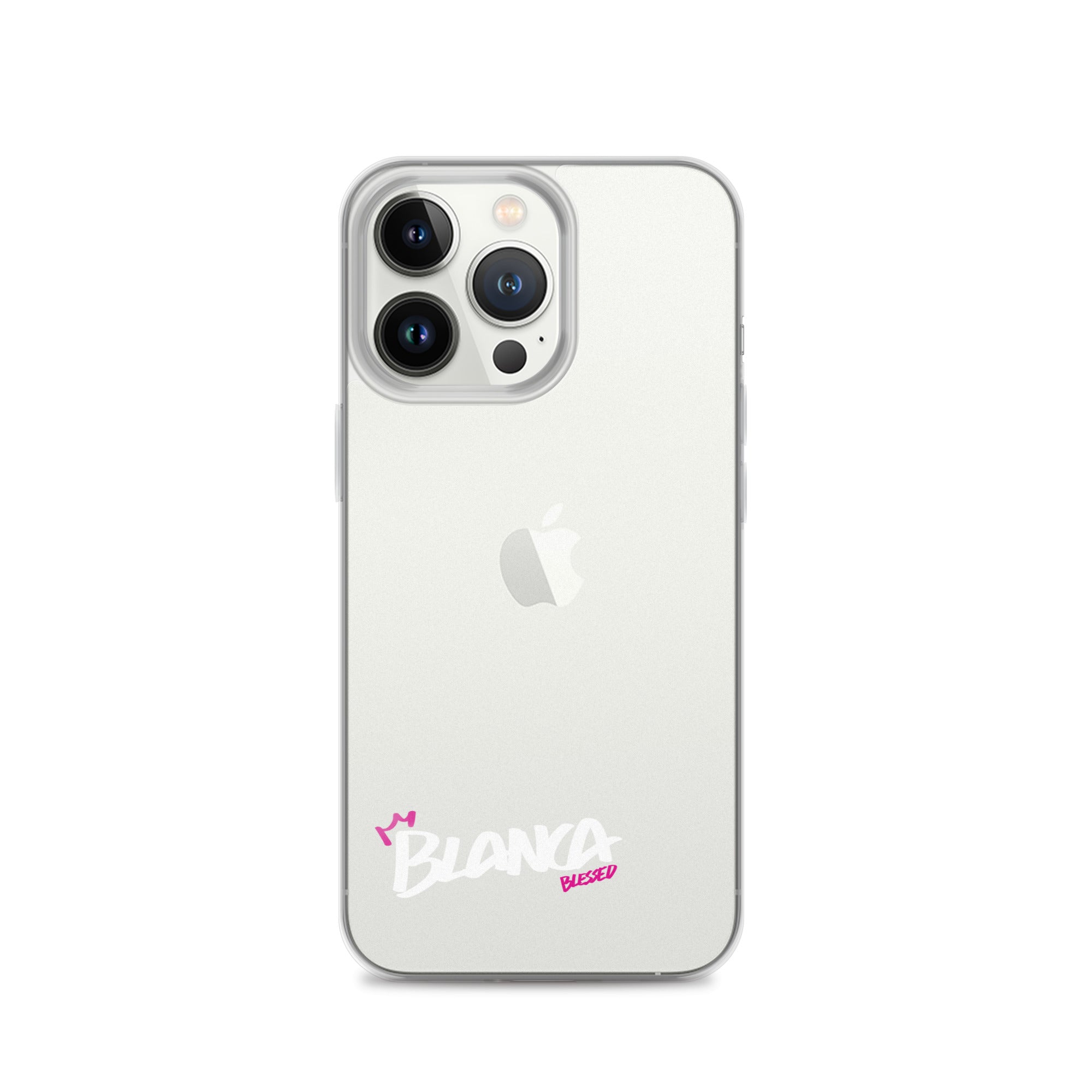 Clear iPhone Case - Blanca Blessed