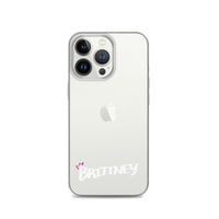 Clear iPhone Case - Brittney