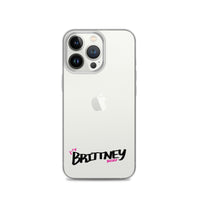 Clear iPhone Case - Brittney Blessed