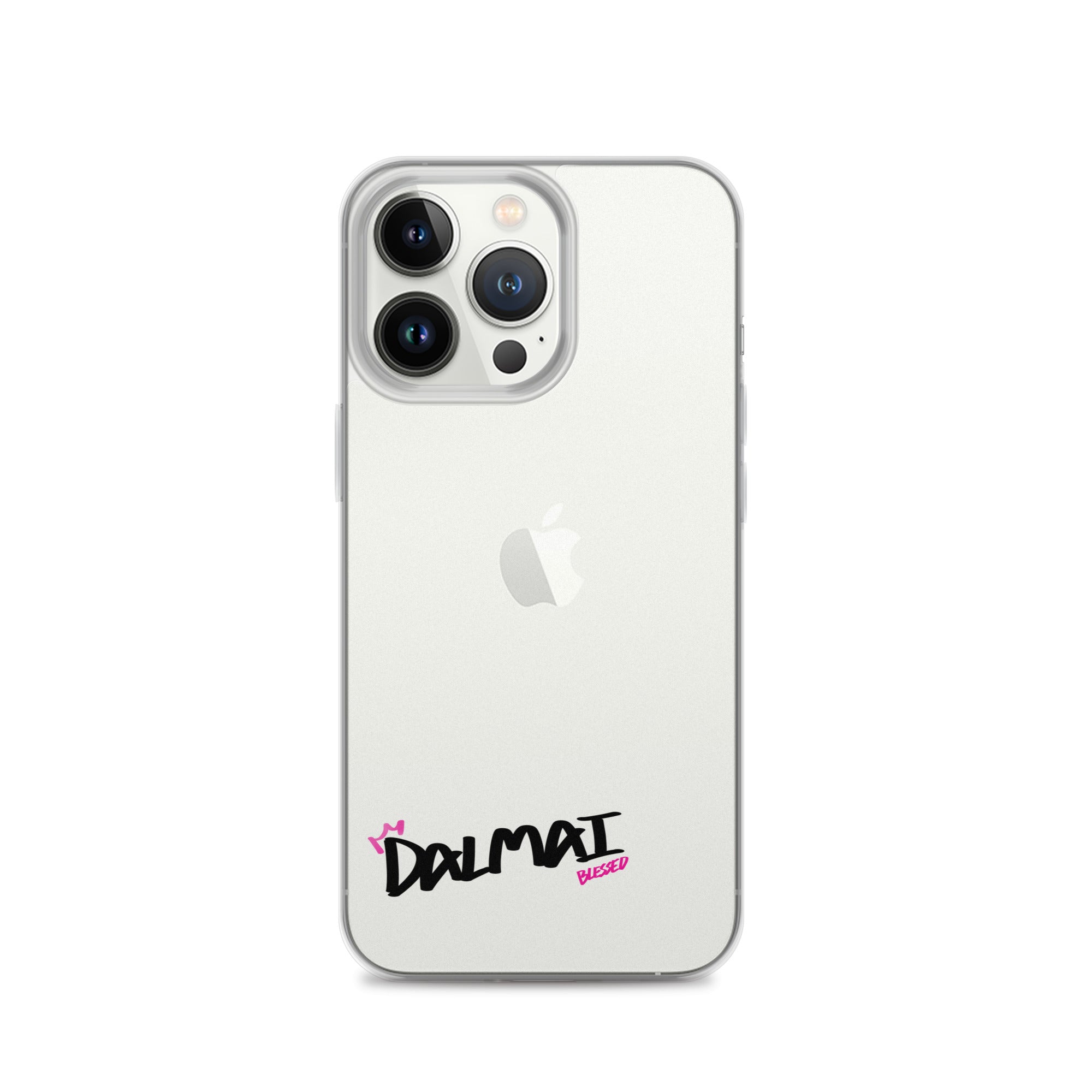 Clear iPhone Case - Dalmai Blessed