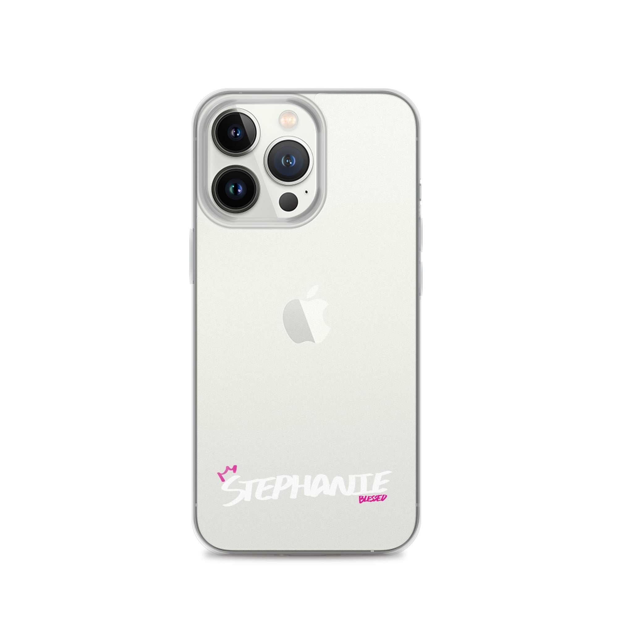 Clear iPhone Case - Stephanie Blessed