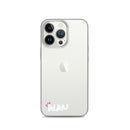 Clear iPhone Case White Text - Alan