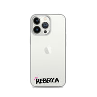 Clear iPhone Case - Rebecca