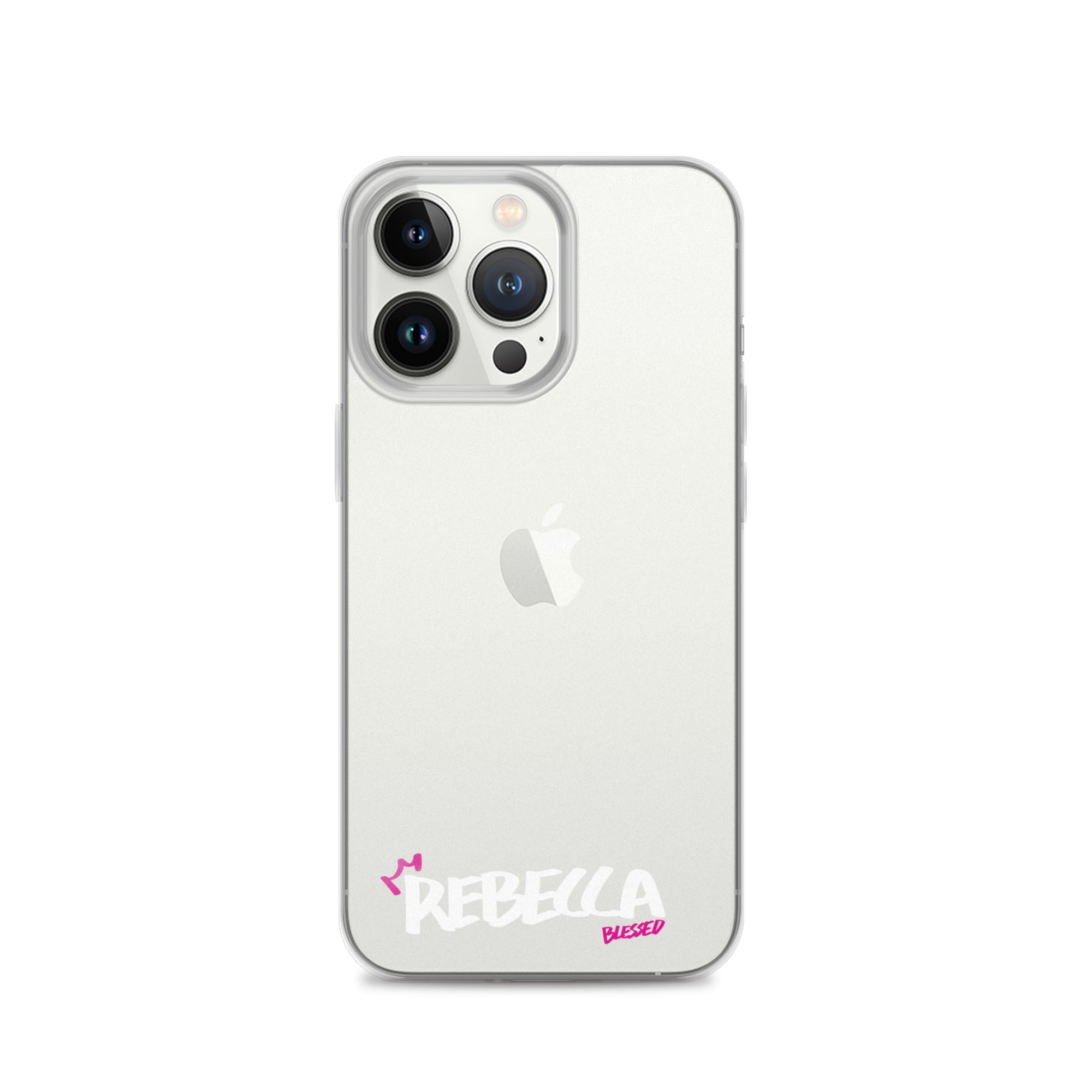 Clear iPhone Case - Rebecca Blessed