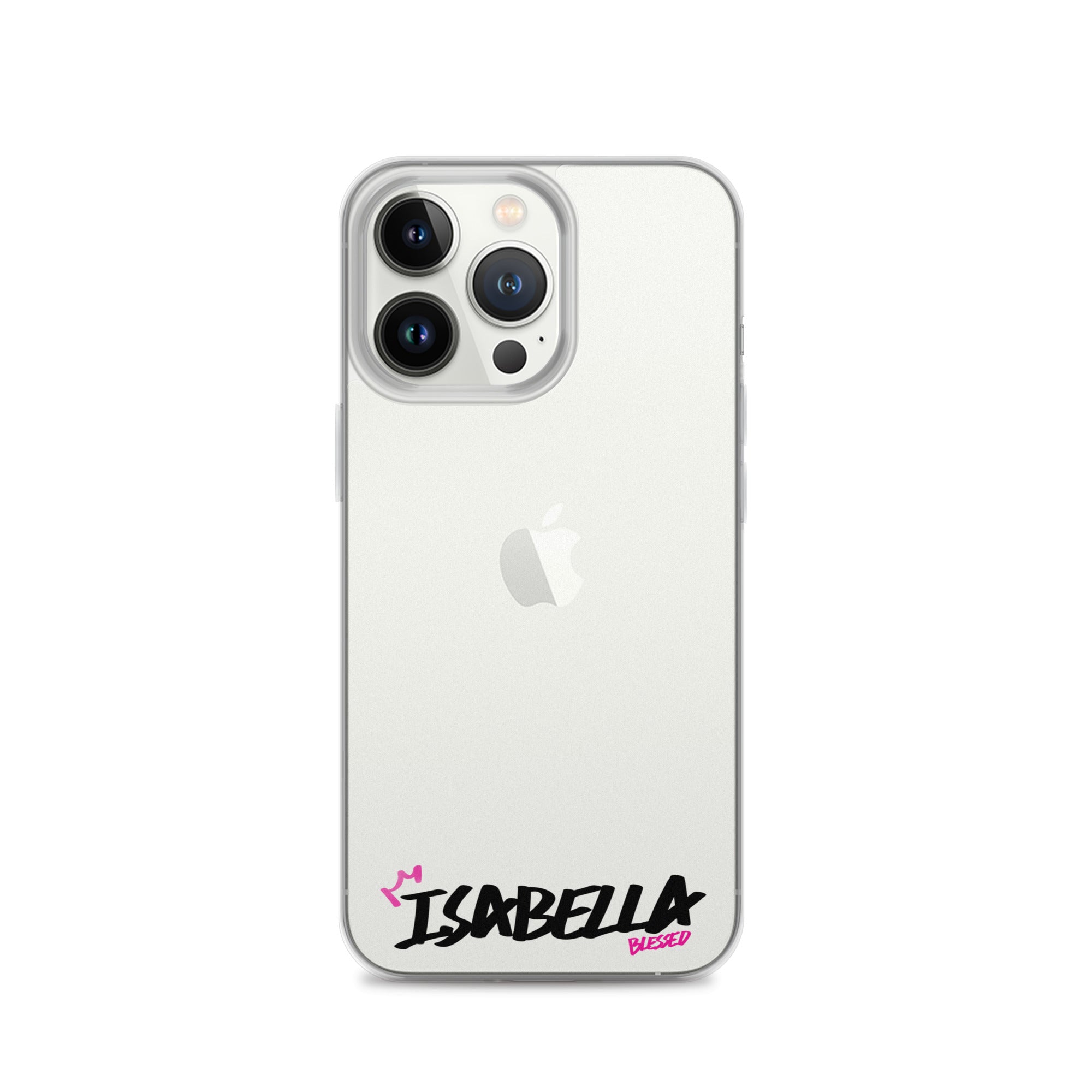 Clear iPhone Case - Isabella Blessed