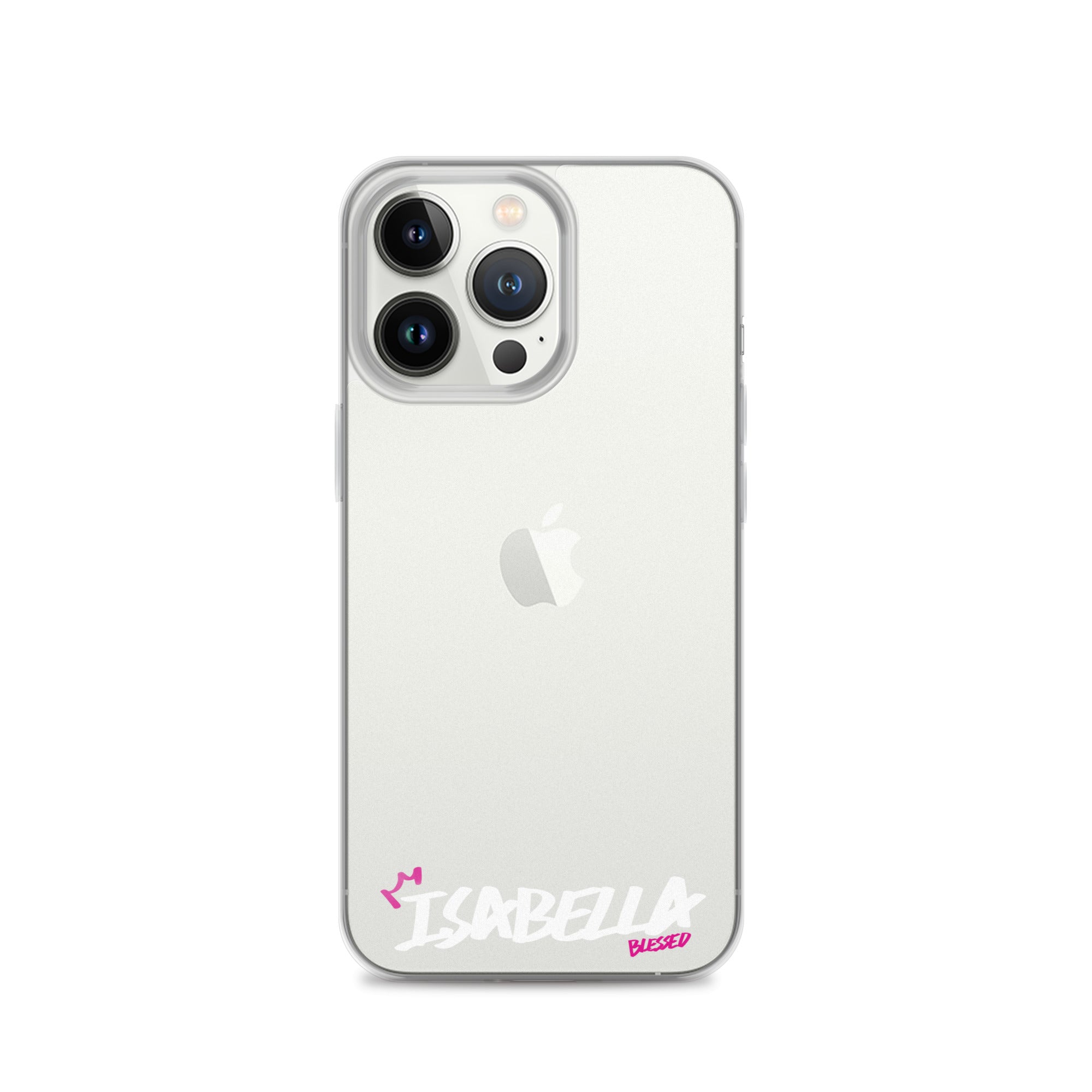 Clear iPhone Case - Isabella Blessed