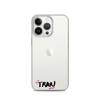 Clear iPhone Case - Tran Blessed