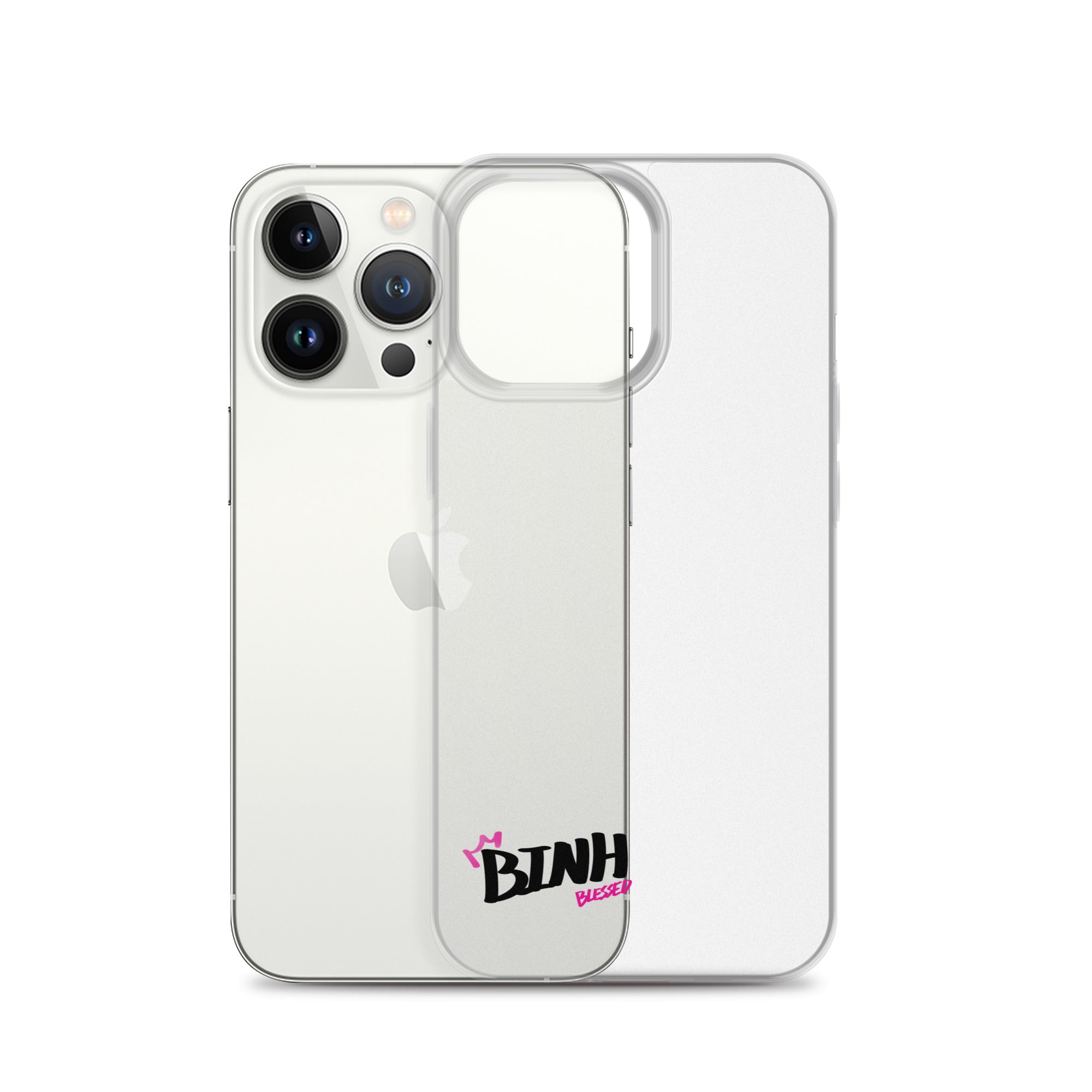 Clear iPhone Case - Binh Blessed