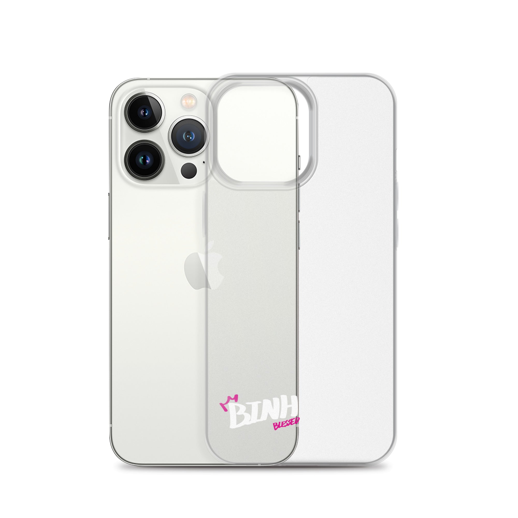 Clear iPhone Case - Binh Blessed