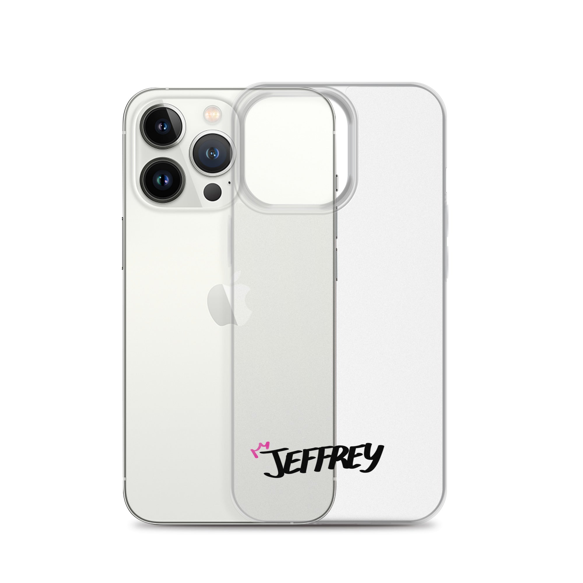 Clear iPhone Case - Jeffrey