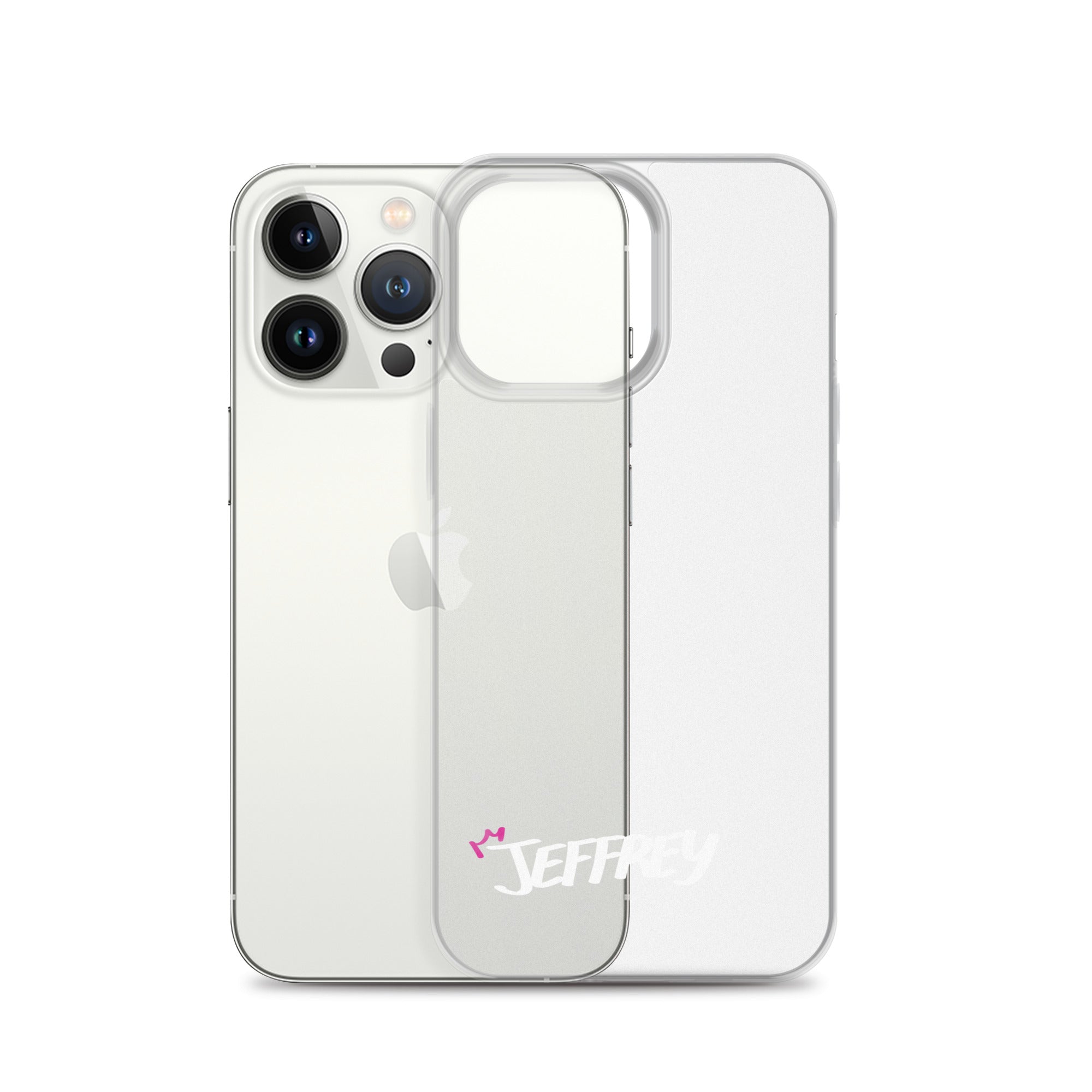 Clear iPhone Case - Jeffrey