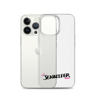 Clear iPhone Case - Jennifer Blessed