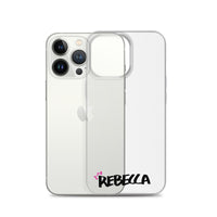 Clear iPhone Case - Rebecca