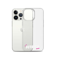 Clear iPhone Case - Rebecca Blessed