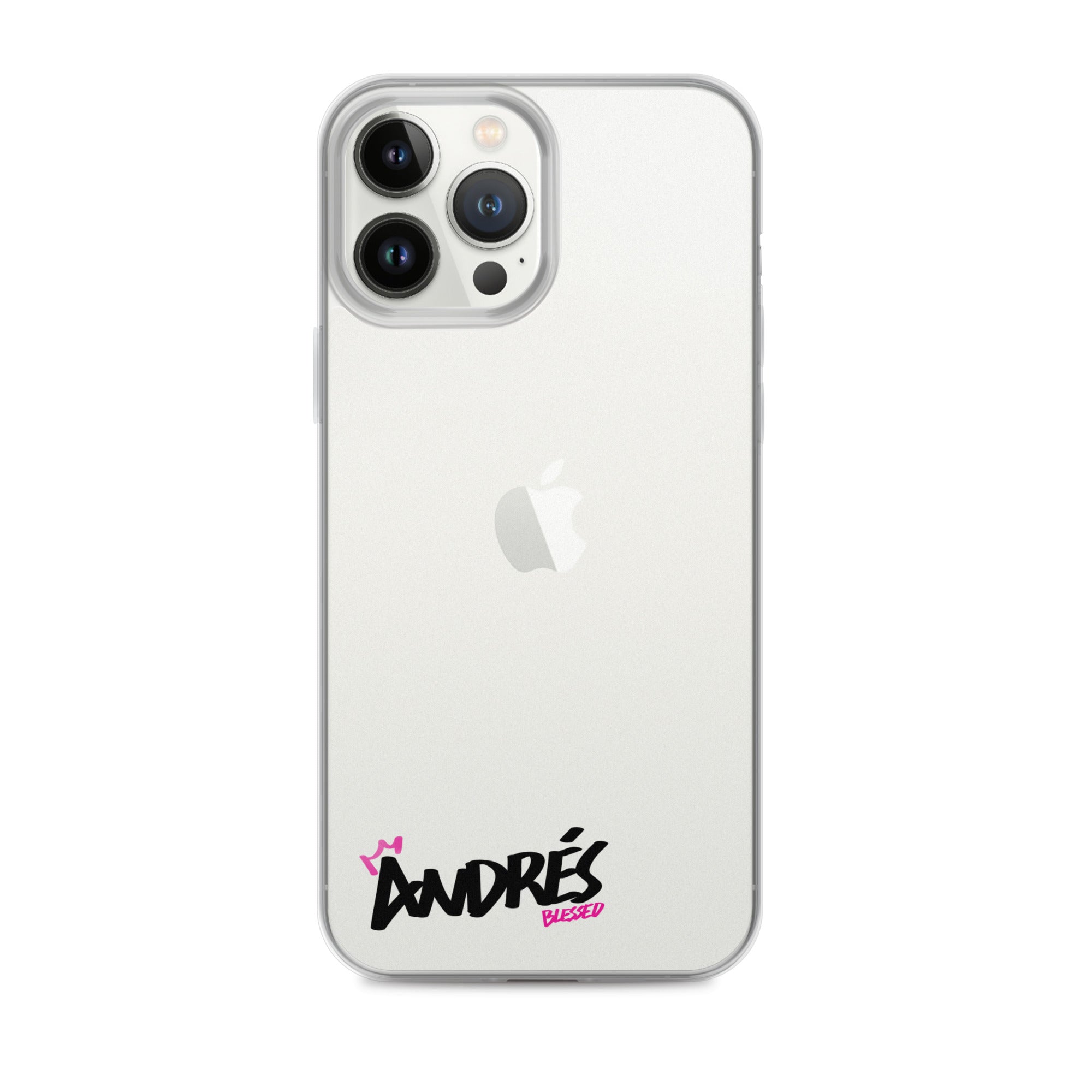 Clear iPhone Case - Andres Blessed