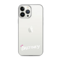 Clear iPhone Case - Brittney