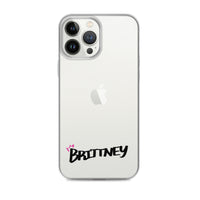 Clear iPhone Case - Brittney