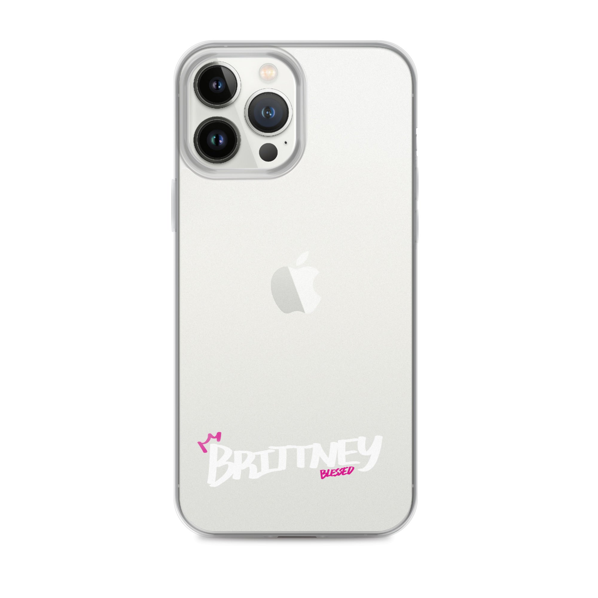 Clear iPhone Case - Brittney Blessed