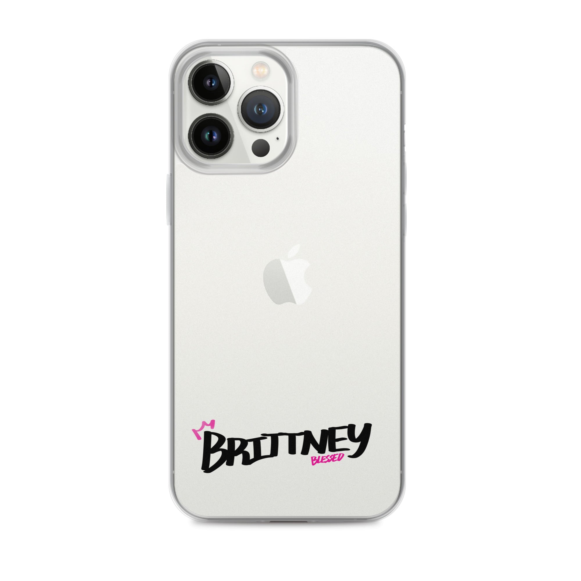 Clear iPhone Case - Brittney Blessed