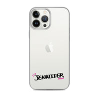 Clear iPhone Case - Jennifer Blessed