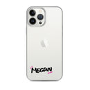 Clear iPhone Case - Megan Blessed