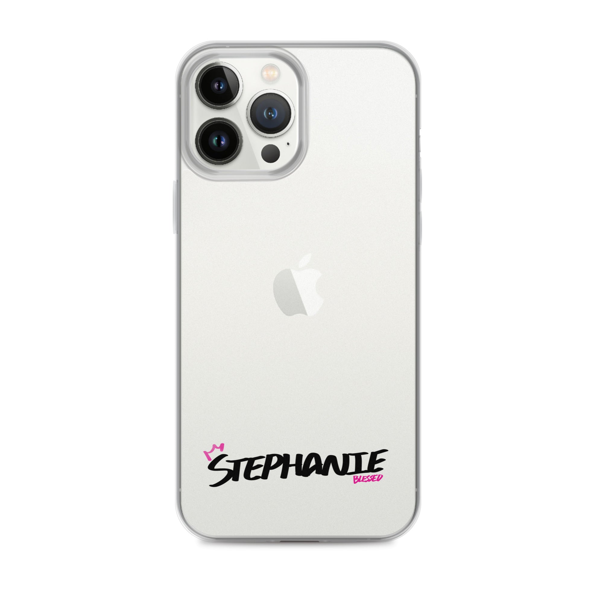 Clear iPhone Case - Stephanie Blessed