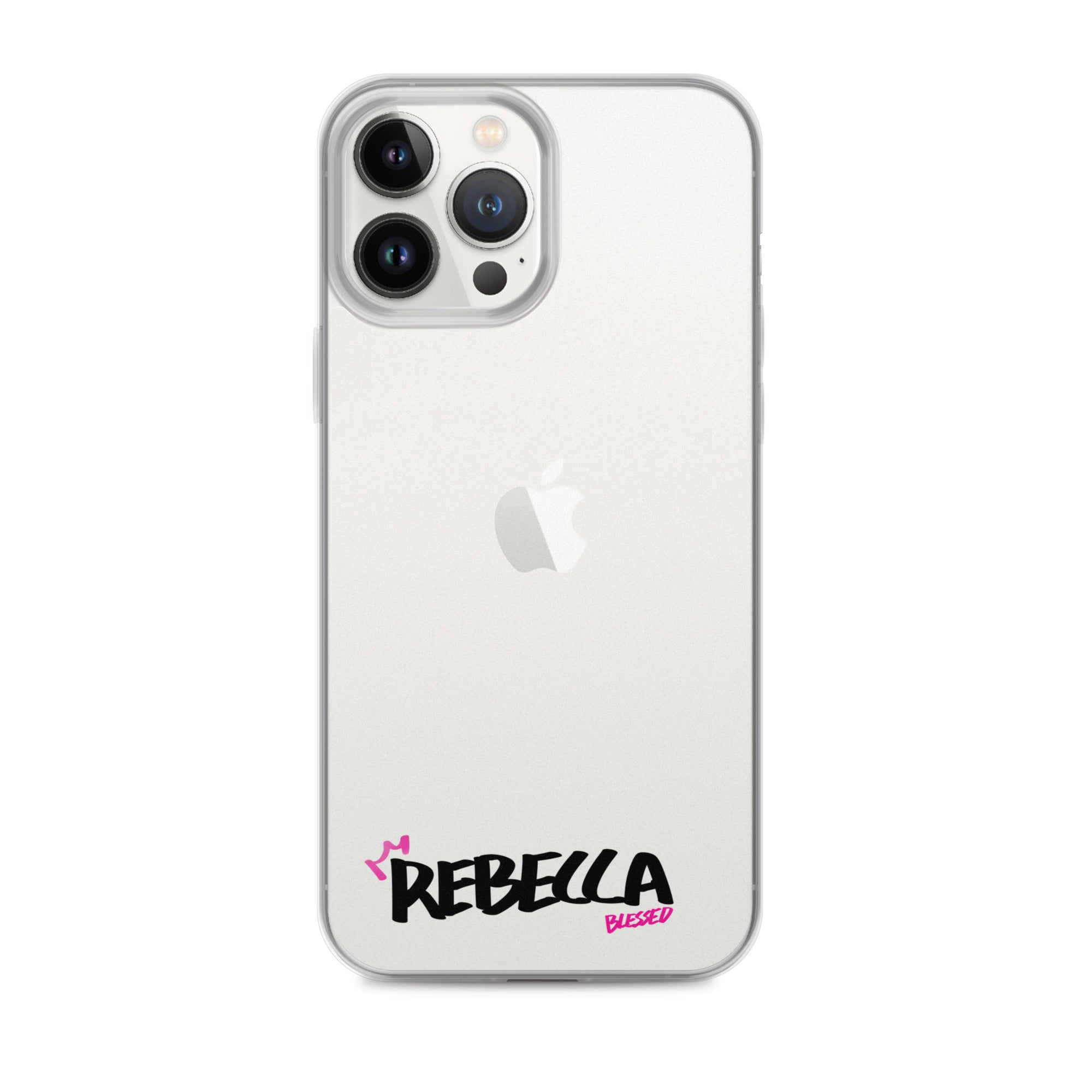 Clear iPhone Case - Rebecca Blessed