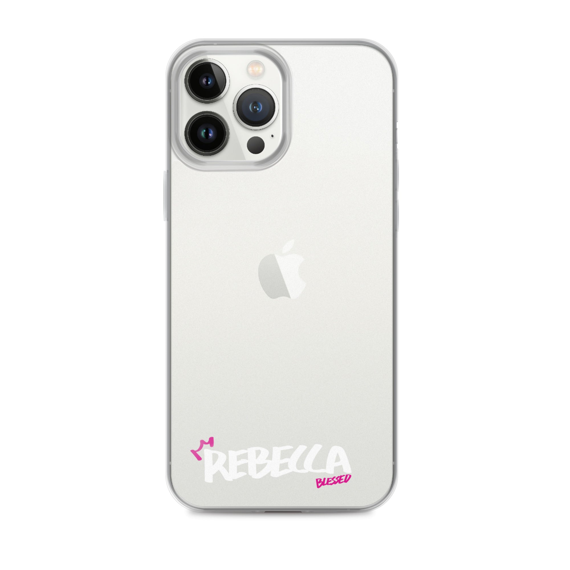 Clear iPhone Case - Rebecca Blessed