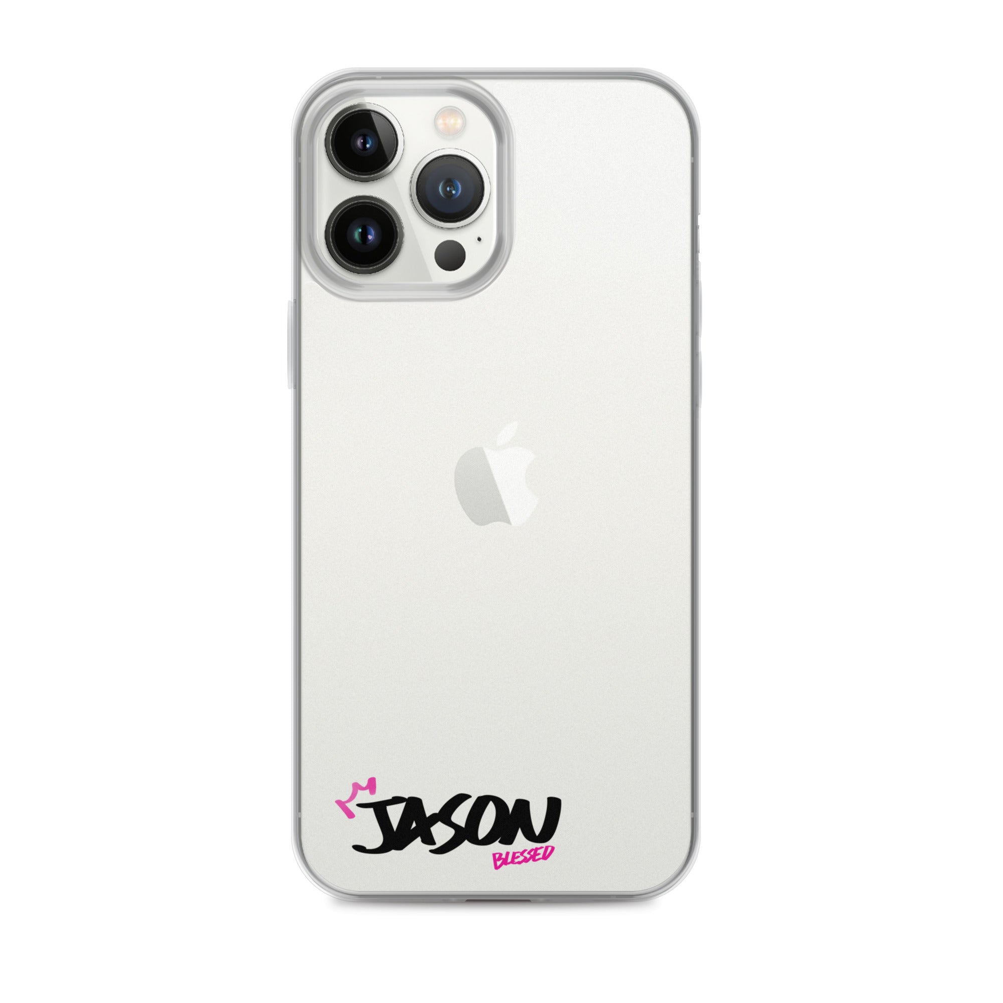 Clear iPhone Case - Jason Blessed