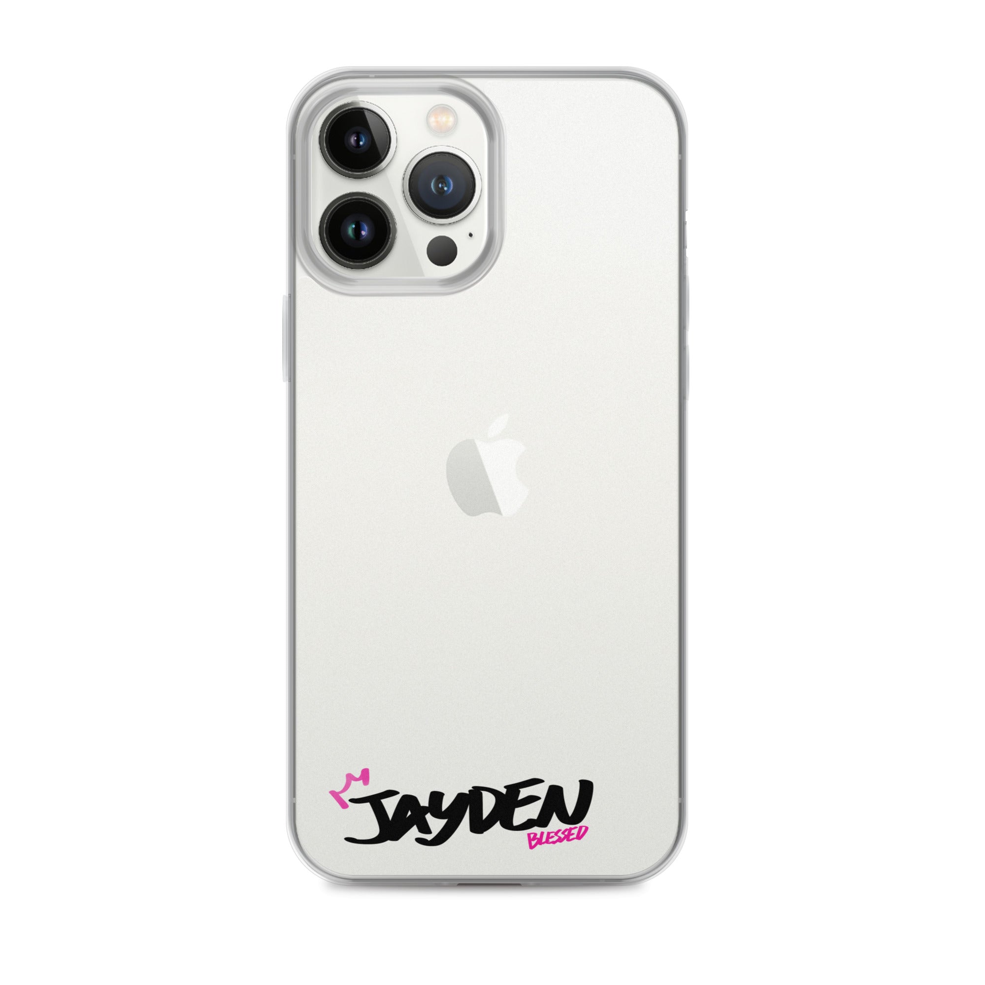 Clear iPhone Case - Jayden Blessed