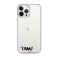 Clear iPhone Case - Tran Blessed