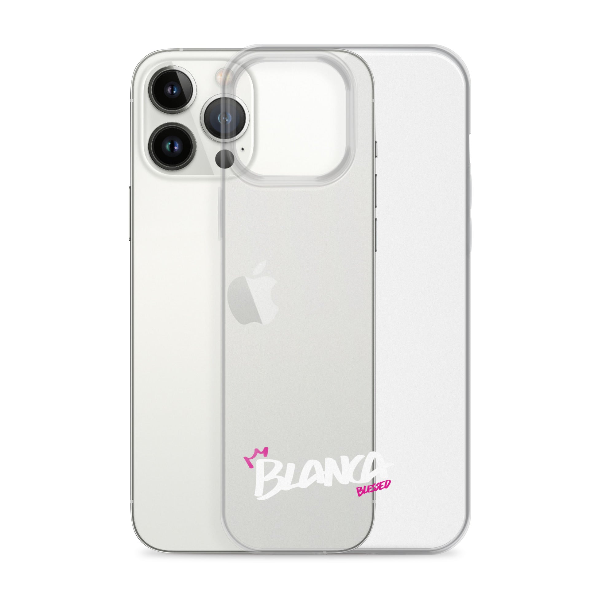 Clear iPhone Case - Blanca Blessed