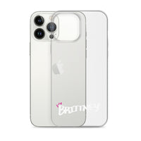 Clear iPhone Case - Brittney