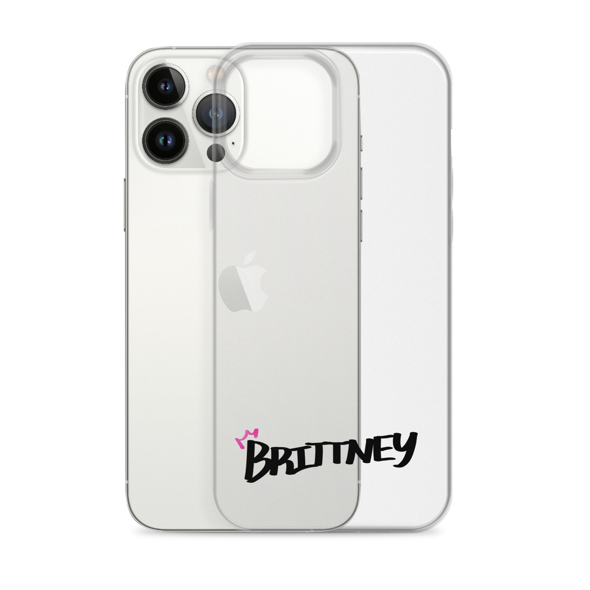 Clear iPhone Case - Brittney