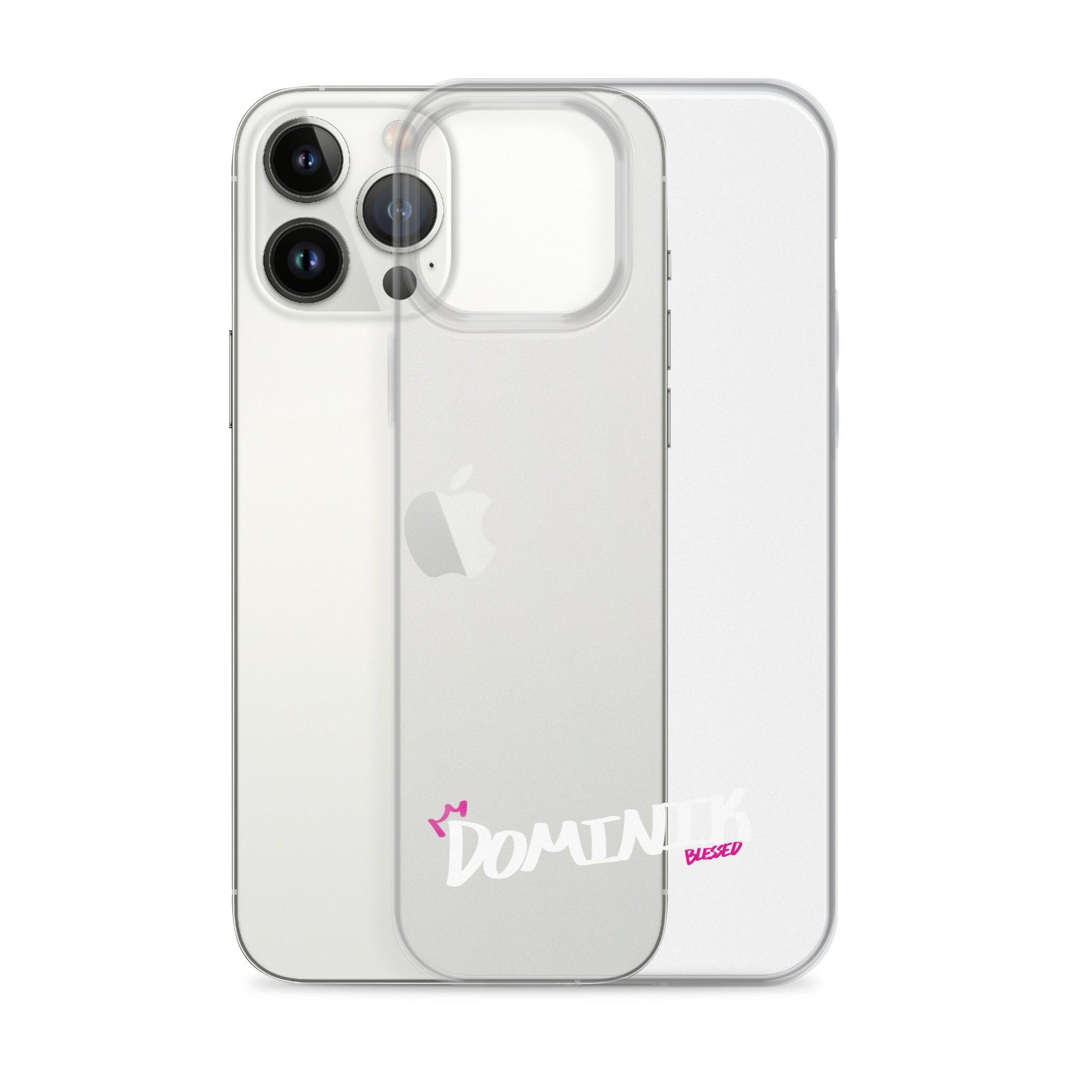 Clear iPhone Case - Domink Blessed