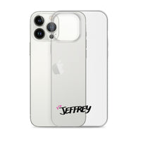 Clear iPhone Case - Jeffrey