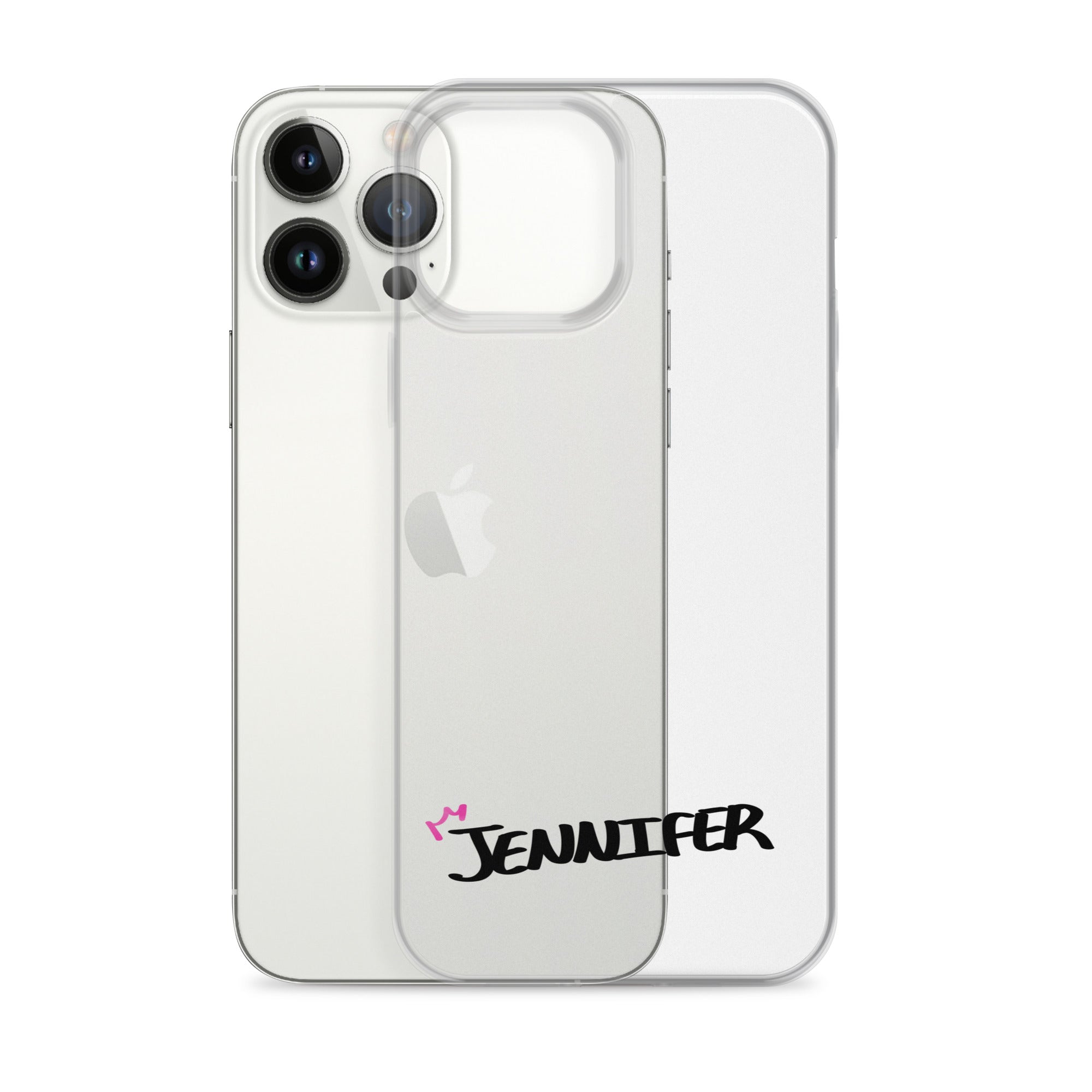 Clear iPhone Case - Jennifer