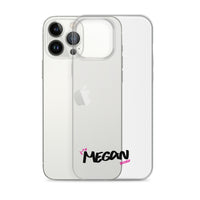 Clear iPhone Case - Megan Blessed