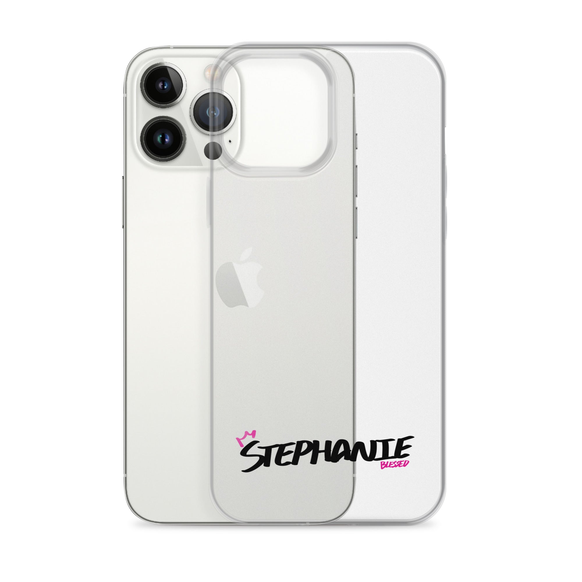 Clear iPhone Case - Stephanie Blessed