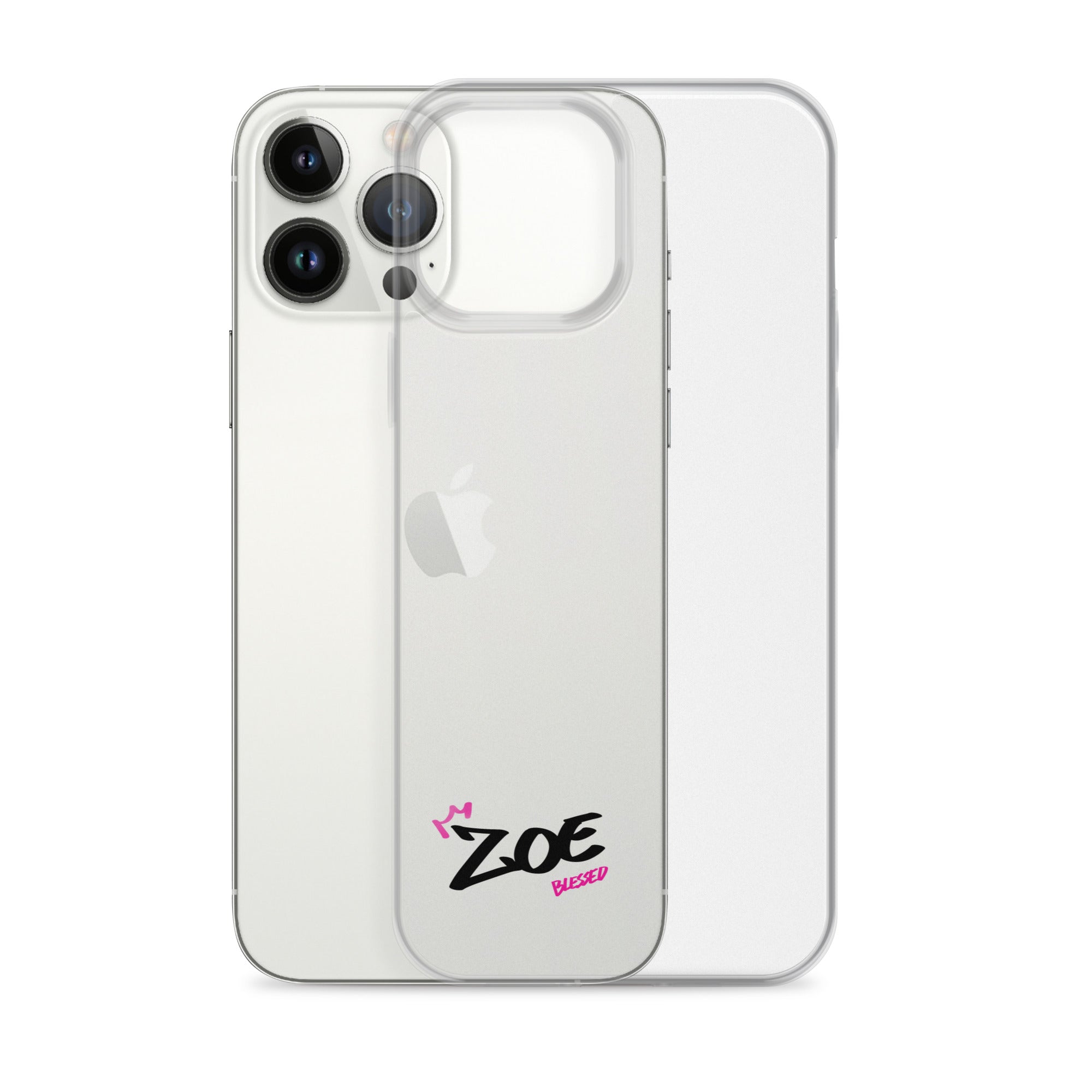 Clear iPhone Case - Zoe Blessed