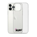 Clear iPhone Case Black Text - Alan