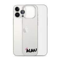 Clear iPhone Case Black Text - Alan