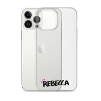 Clear iPhone Case - Rebecca