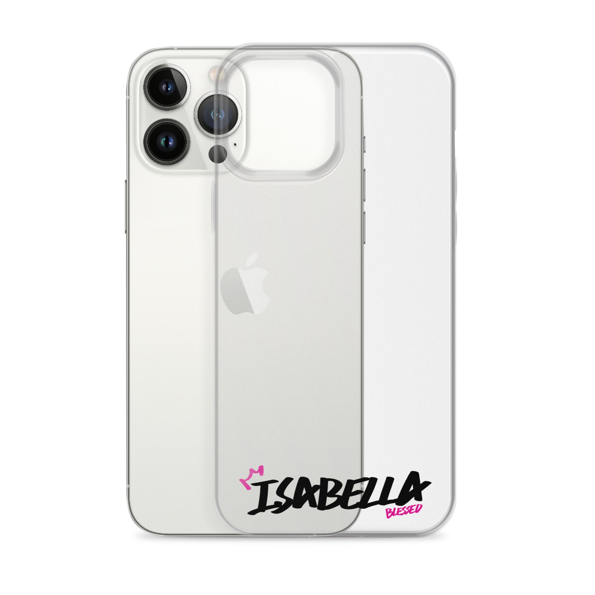 Clear iPhone Case - Isabella Blessed