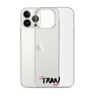 Clear iPhone Case - Tran Blessed